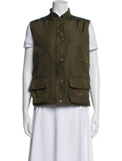 Pre-owned Ralph Lauren Nylon Vest In Green