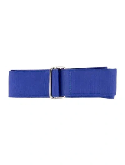 Pre-owned Ralph Lauren Nylon Waist Belt In Blue