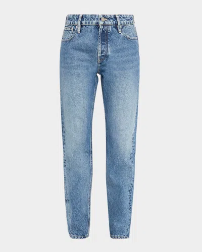 Ralph Lauren Ocean Blue Denim Straight-leg Ankle Jeans
