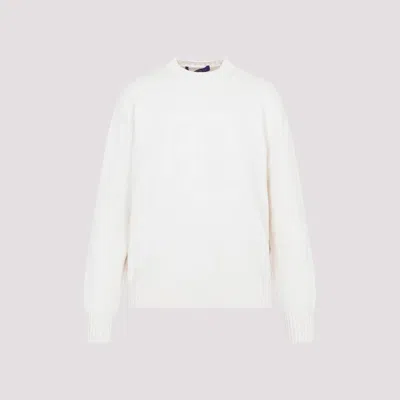 POLO RALPH LAUREN OFF-WHITE CREWNECK PULLOVER