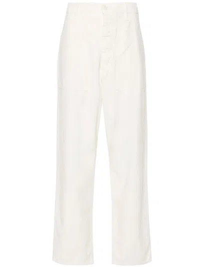 Ralph Lauren Off White Tapered Trousers