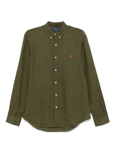 Ralph Lauren Olive Cotton Shirt