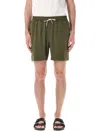 Ralph Lauren Logo Boxer Shorts Pockets In Green