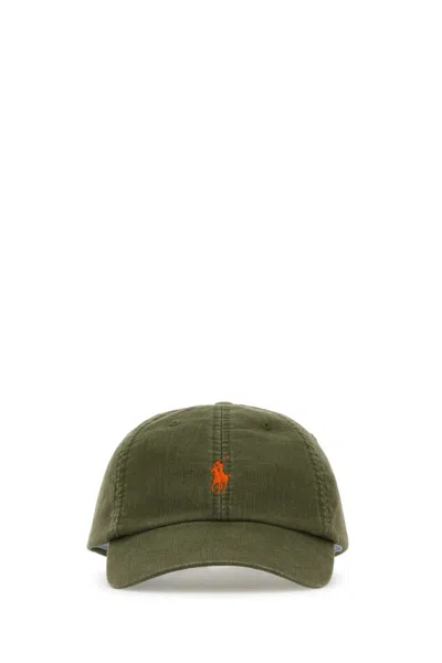 Ralph Lauren Olive Logo Baseball Cap