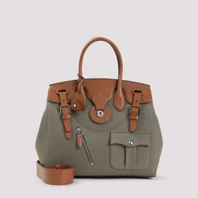 Ralph Lauren Olive Soft Ricky 33 Satchel