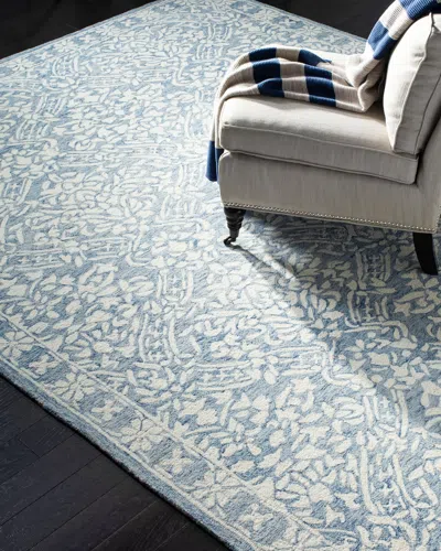 Ralph Lauren Oliver Hand-tufted Rug, 8' X 10' In Blue