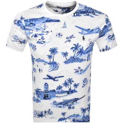 Ralph Lauren On Holiday Bear T Shirt White