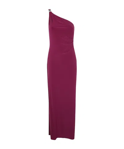 Polo Ralph Lauren One-shoulder Dress In Red