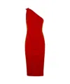 Polo Ralph Lauren One-shoulder Dress In Red