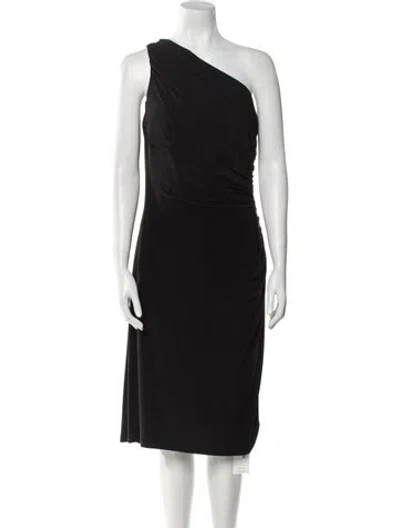 Pre-owned Ralph Lauren One-shoulder Sweater W/ Tags In Black