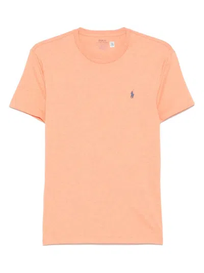 Ralph Lauren Orange Logo Crewneck T-shirt