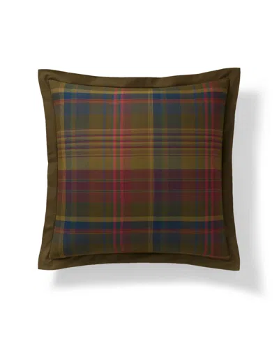 Ralph Lauren Oren Menswear-inspired Sham, European In Multi