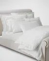 Polo Ralph Lauren Organic Cotton Bethany Jacquard King Flat Sheet In Studio Wht