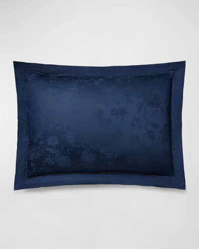 Polo Ralph Lauren Organic Cotton Bethany Jacquard King Sham In Polo Navy