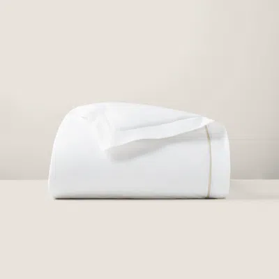 Ralph Lauren Organic Cotton Percale Palmer Duvet In Sand Dune