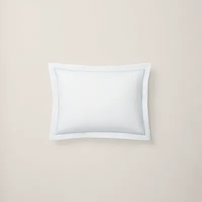 Ralph Lauren Organic Cotton Percale Palmer Pillow In Pale Sky Blue