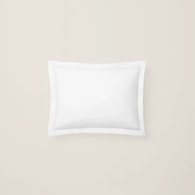 Ralph Lauren Organic Cotton Percale Palmer Pillow In Tuxedo White