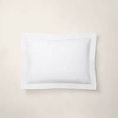 Ralph Lauren Organic Cotton Percale Palmer Sham In Tuxedo White