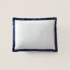 Polo Ralph Lauren Organic Cotton Sateen Border Pillow In Blue