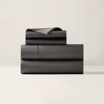 Polo Ralph Lauren Organic Cotton Sateen Sheeting In True Graphite