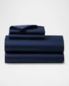 Polo Ralph Lauren Organic Sateen Flat Sheet, Queen In Navy