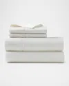 Ralph Lauren Organic Sateen Flat Sheet, Queen In White