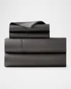 Polo Ralph Lauren Organic Sateen King Flat Sheet In Graphite