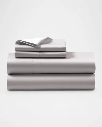 Polo Ralph Lauren Organic Sateen King Flat Sheet In Gray