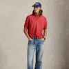 Ralph Lauren Original Fit Mesh Polo Shirt In Red