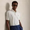 Ralph Lauren Original Fit Mesh Polo Shirt In White