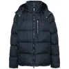 Polo Ralph Lauren Gorham Water-repellent Ripstop Fabric Down Jacket Clothing In Blue
