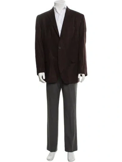 Pre-owned Ralph Lauren Overcoat In Brown