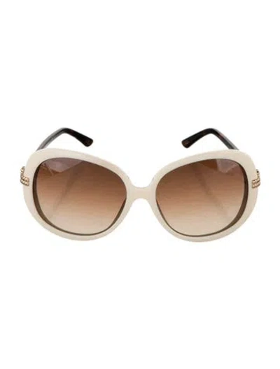 Pre-owned Ralph Lauren Oversize Gradient Sunglasses In Neutral