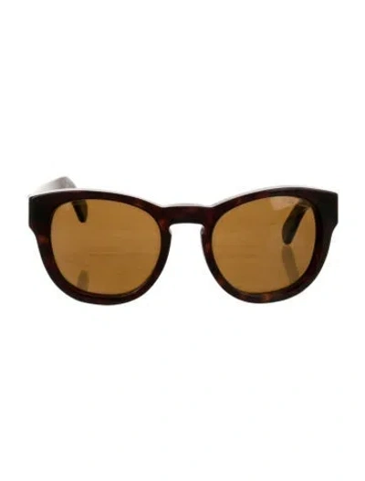 Pre-owned Ralph Lauren Oversize Tinted Sunglasses In Black