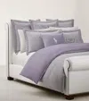 Ralph Lauren Oxford Chalet Pillowcase In Purple