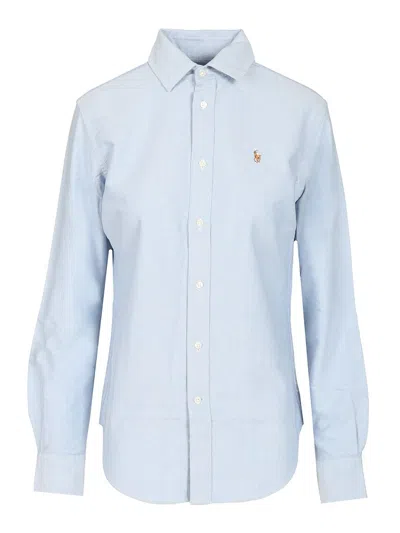 Ralph Lauren Oxford Shirt In Blue