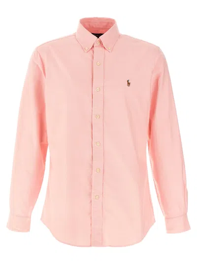 Ralph Lauren Oxford Shirt In Pink