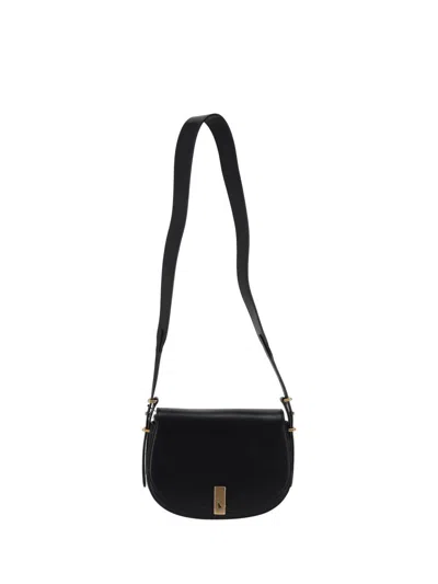Ralph Lauren P Id Slm Sdd-crossbody-medium In Black