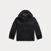 Polo Ralph Lauren P-layer 1 Water-repellent Hooded Jacket In Black