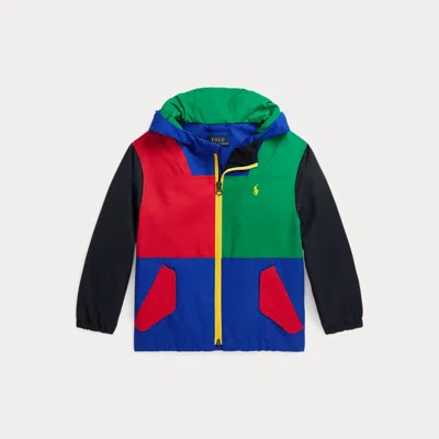 Ralph Lauren Kids' P-layer 1 Water-repellent Hooded Jacket In Multi