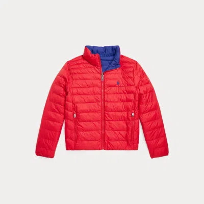 Ralph Lauren Kids' P-layer 2 Reversible Jacket In Red