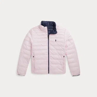 Ralph Lauren Kids' P-layer 2 Reversible Jacket In Pink