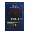 RALPH LAUREN PACK OF 3 LOGO BOXERS