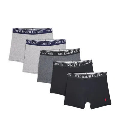 Ralph Lauren Kids' Pack Of 5 Stretch-cotton Boxer Briefs