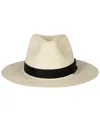 Ralph Lauren Packable Classic Fedora Hat In Neutral