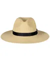 Ralph Lauren Packable Classic Fedora Hat In Neutral