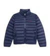 Ralph Lauren Packable Polo Pony Puffer Jacket In Blue