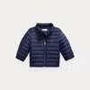Ralph Lauren Packable Quilted Jacket In Blue