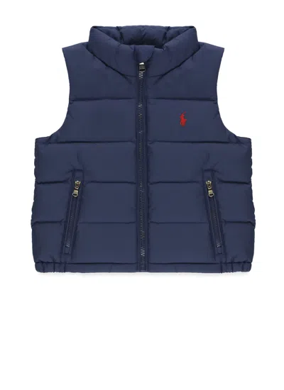 Ralph Lauren Kids' Padded And Quilted Vest In Black