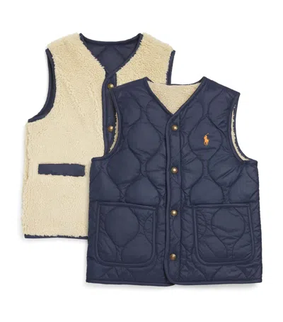 Ralph Lauren Kids' Padded Gilet In Multi